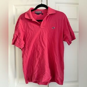 Vineyard Vines Vibrant Pink Polo Shirt